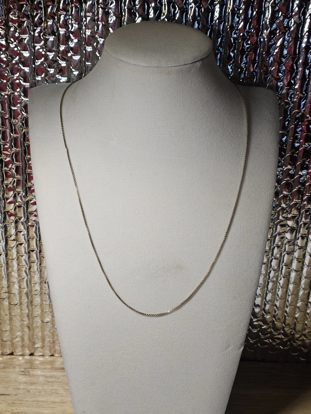 Sterling Silver 925 Gold Color Chain Necklace - Classic Minimalist Design